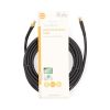 Nedis CSGL02400BK50 SMA antenna kábel, 50 Ohm, aranyozott, kettős árnyékolású, 5m