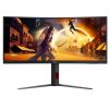 AOC CU34G4 Gaming VA LED monitor, ívelt, 34" (86cm), WQHD (3440 x1440), 21:9, 180Hz, 300cd/m2, 0.5ms, 2db HDMI /DisplayPort