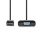 Nedis CCGB37351BK02 display port dugó - HDMI aljzat adapter