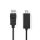 Nedis CCGL37100BK30 Displayport 1.2 - HDMI kábel, 1080p, 10.8Gbps, 3m