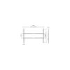 Sbox PLB-2264F-2 fali konzol, 37"-80", VESA 600 x400, fix, max.55kg