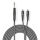 Nedis COTH23300GY30 félprofi XLR audio kábel, 6,35mm sztereo jack dugó - 2x RCA dugó, 3m