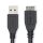 Nedis CCGL61500BK10 USB3.2 - micro-B (micro B) kábel, 5GBps, 1m, (USB3.1, USB3.0, USB2.0)