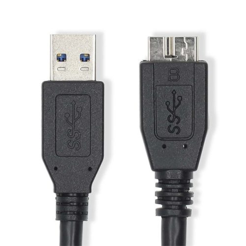Nedis CCGL61500BK10 USB3.2 - micro-B (micro B) kábel, 5GBps, 1m, (USB3.1, USB3.0, USB2.0)