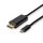 Nedis CCGL64352BK20 USB-C - Display Port kábel, USB3.2 Gen 1, 4K@60Hz, 2méter