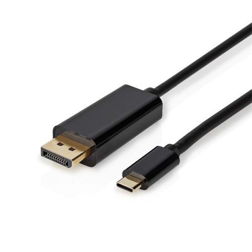 Nedis CCGL64352BK20 USB-C - Display Port kábel, USB3.2 Gen 1, 4K@60Hz, 2méter