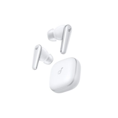 Anker Soundcore Liberty 5 True Wireless fülhallgató, aktív zajcsökkentés, Hi-Res, Bluetooth 5.4, akár 48óra üzemidő, IP55, fehér (A3957G21)