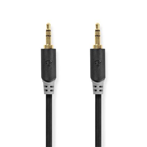 Nedis CABW22000AT50 sztereo audió kábel 3,5mm sztereo jack dugó - dugó, aranyozott, 5 m