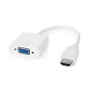 Nedis CCGB34900WT02 HDMI - VGA adapter, Full HD, 3.5mm jack audio kimenet, 20cm