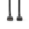 Nedis CVGP35090BK20 Ultra High Speed HDMI 2.1 toldó kábel, 8K@60Hz, 48Gbps, 2m (Playstation 5 és XBOX X konzokhoz)