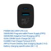 TESLA Power Charger T220 25W (fekete) - gyorstöltő