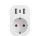 TESLA - okos konnektor SP300 3USB         TSL-SPL-1+2USB KONN.2USB
