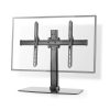 Nedis TVSM2330BK asztali TV állvány, 32 - 65", VESA 600x400, billenthető, max.45kg, edzett üveg talp