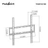 Nedis TVWM1031BK fali konzol, 23"-55", VESA 400x400, fix, max. 35kg, fekete