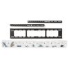 Nedis TVWM1051BK LCD TV / monitor fali tartó fix 37 - 70 "  Max. teherbírás: 35 kg,  Min. faltávolság: 23 mm
