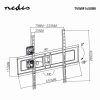 Nedis TVWM1450BK Fali konzol, 37"-70", VESA 600x400, karos, max. 35kg, fekete