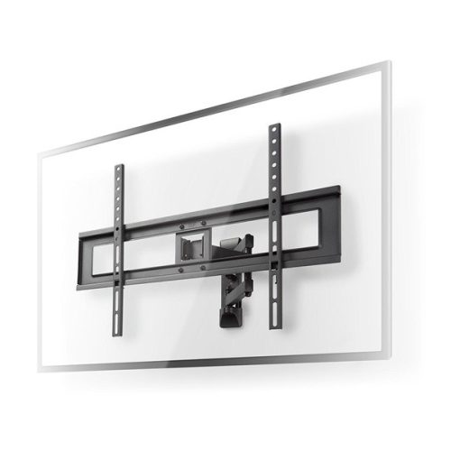 Nedis TVWM1550BK fali konzol, 37-70", VESA 600x400, dönthető, forgatható, egy karos, max 25kg, fekete