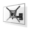 Nedis TVWM31BK fali konzol, 26-43", VESA 200x200, dönthető, forgatható, karos, max 30kg, fekete