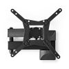 Nedis TVWM31BK fali konzol, 26-43", VESA 200x200, dönthető, forgatható, karos, max 30kg, fekete