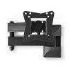 Nedis TVWM31BK fali konzol, 26-43", VESA 200x200, dönthető, forgatható, karos, max 30kg, fekete