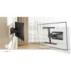 Nedis TVWM5560BK fali konzol, 43-90", VESA 600x400, dönthető, forgatható dupla karos, max. 50kg, fekete