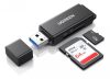 Ugreen 40752 CM104 USB 3.0 SD / microSD memóriakártya-olvasó, fekete