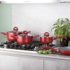 Tognana V979118MRRM Grancucina Collection Rock In Red edénykészlet, 8 darabos, indukciós, piros