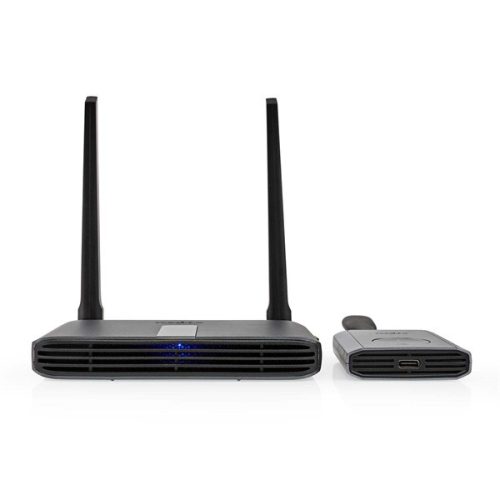Nedis VTRA3460GY vezeték nélküli HDMI, VGA jeltovábbító, 1080p, akár 30méter hatótáv, fekete