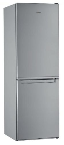 Whirlpool W5 721E OX 2 Szabadonálló alulfagyasztós hűtőszekrény, 308 liter, 39 dB, inox