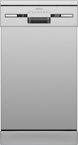 Tesla WD461MX Szabadonálló Mosogatógép, 9 terítékes, 45 cm, inox