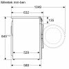 Bosch WGG244Z4BY Serie 6 elöltöltős mosógép, 9kg, 1400rpm, 70dB, 0.489kWh, fehér