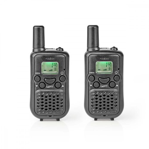 Nedis WLTK0500BK adó-vevő, 8 csatorna, 446 MHz, elemes (6xAAA), 1pár