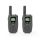 Nedis WLTK0800BK Walkie-Talkie szett, 446 MHz technológia, 8 csatorna, VOX funkció, akkumulátoros, fekete