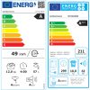 LG WT1210EGF WashTower elöltöltős mosógép és szárítógép, 12kg, 1400rpm, 72dB, Wi-Fi, zöld -fehér