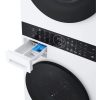 LG WT1210WWF WashTower elöltöltős mosógép és szárítógép, 12kg, 1400rpm, 72dB, Wi-Fi, fehér