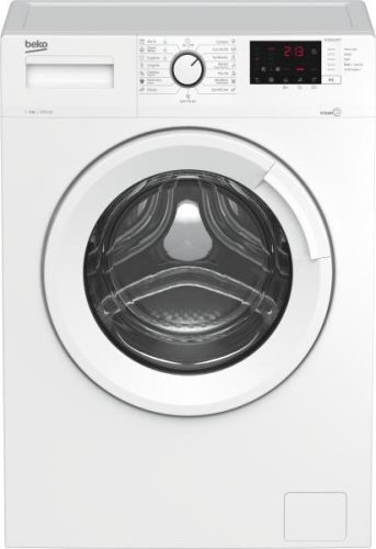 Beko WUE6512XWST elöltöltős keskeny gőzmosógép, 6kg, 1000rpm, 72dB, fehér