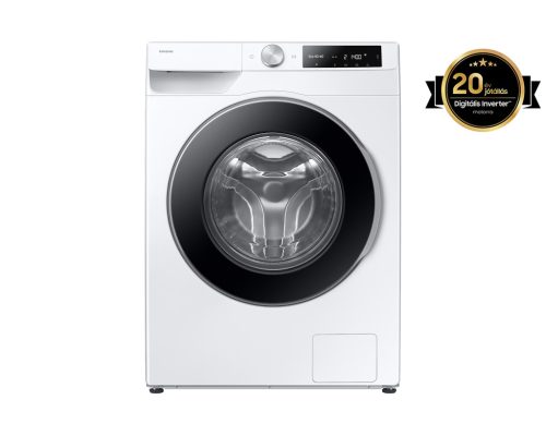 Samsung WW90DG6U25LEU4 elöltöltős mosógép, 9 kg, 1400 rpm, 72dB, fehér