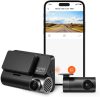 70mai Dash Cam 4K A810 + RC12 menetrögzítő kamera csomag, 4K, Sony CMOS szenzor, Wi-Fi, kijelző, fekete