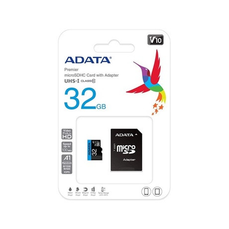 Adata AUSDH32GUICL10A1-RA1 Microsd 32gb + Adapter