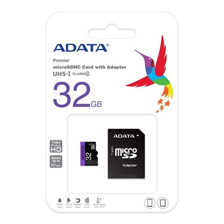 ADATA AUSDH32GUICL10-RA1 MicroSDXC, 32GB, memóriakártya + adapter