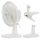 Adler AD7317 csíptethető ventilátor, 15cm, 15Watt, 46dB, fehér