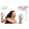 Adler AD7317 csíptethető ventilátor, 15cm, 15Watt, 46dB, fehér