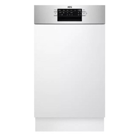 AEG FEE73517PM GlassCare 7000 részlegesen beépíthető mosogatógép, inverteres, 10teríték, 9program, 9.9liter/ciklus, 44dB, inox