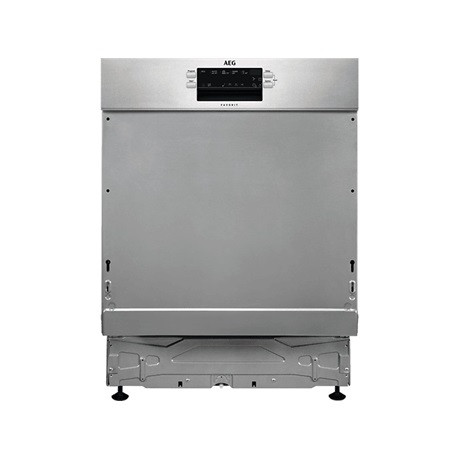 AEG FES5368XZM SatelliteClean® 6000 részlegesen beépíthető mosogatógép, inverteres, 13teríték, 8program, 9.9liter/ciklus, 42dB, inox