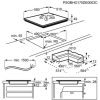 AEG IKE64441IB beépíthető indukciós főzőlap, 60cm, 2+2 zóna, fekete