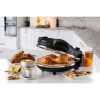 Ariete 917/00 Pizza Italia Pizzasütő, pizzasütő, 1200Watt, 32cm átmérő, max. 400 °C, 5fokozat, időzítő, fekete