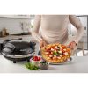 Ariete 917/00 Pizza Italia Pizzasütő, pizzasütő, 1200Watt, 32cm átmérő, max. 400 °C, 5fokozat, időzítő, fekete