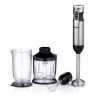 Ariete 898/11 botmixer készlet, 7 az1-ben (turmix, habverő, püré, darál, reszel, darabol, szeletel), 1000Watt, 10 sebesség, inox