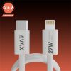 Avax CB611W Töltőkábel USB-C - Lightning 27w, Mágneses, Fehér
