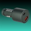 Avax CC680B Autós Töltő 140w USB-C, USB-A